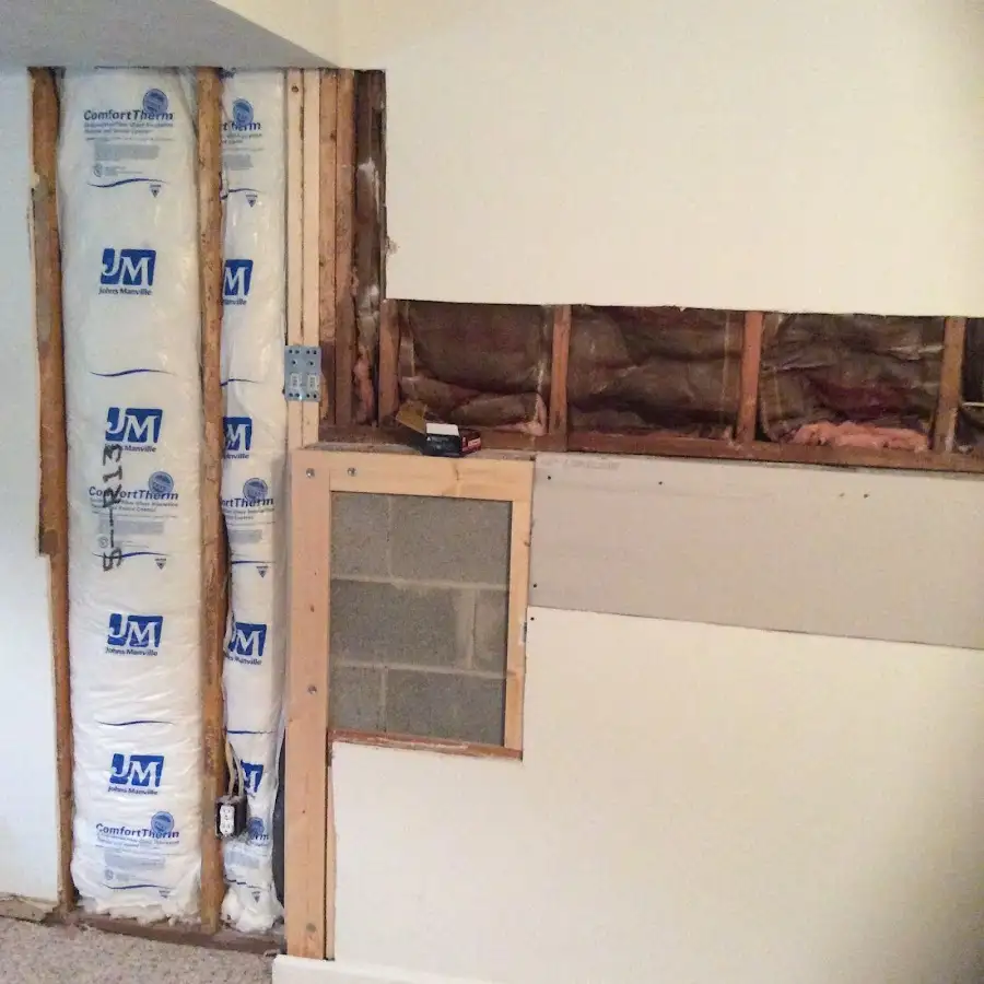 Wall insulation replacement during Odor Removal & Deodorization in Highland Heights